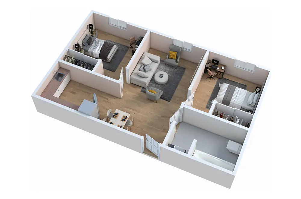 Assisted Living Two Bedroom Assisted Living Two Bedroom